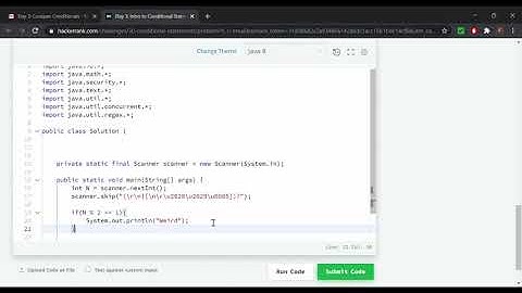 Hackerrank Java Beginners Challenge Day 3