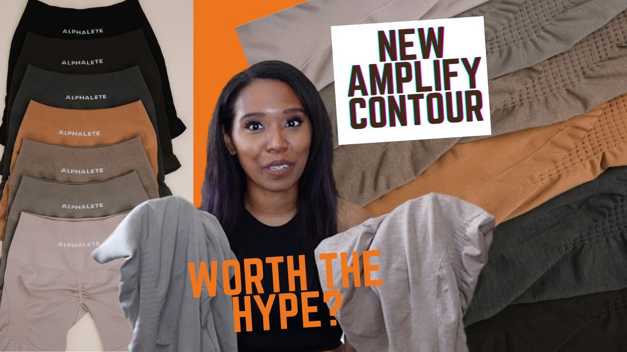NEW ALPHALETE AMPLIFY CONTOUR LEGGINGS REVIEW & TRYON WORTH IT OR