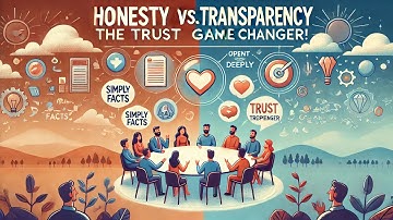 Transparency is better than honesty.