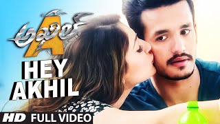 Hey Akhil Full Video Song || Akhil - The Power Of Jua || Akhil Akkineni, Sayesha