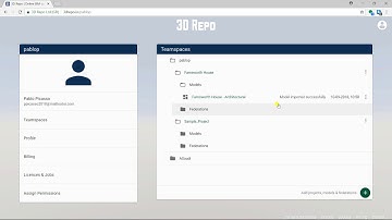 How to: upload a new revision of a model to 3D Repo