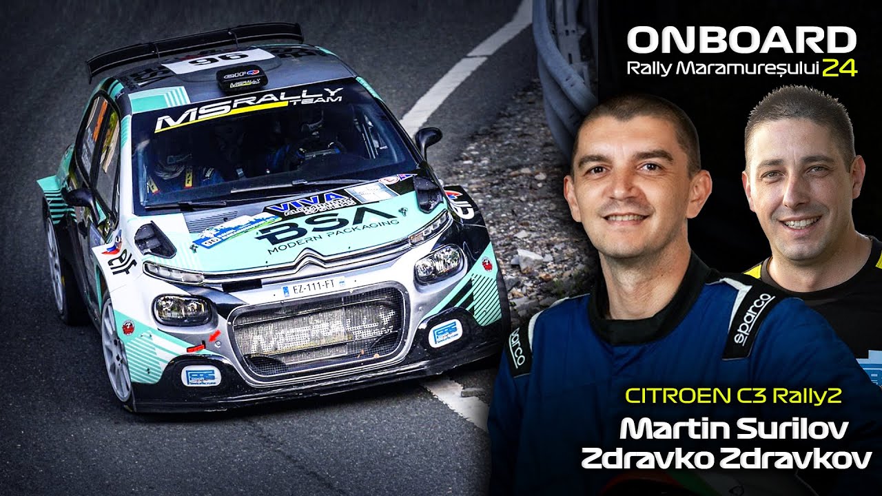 ONBOARD: Martin Surilov & Zdravko Zdravkov - Citroen C3 Rally2 - Rally Maramureșului 24 | SS7