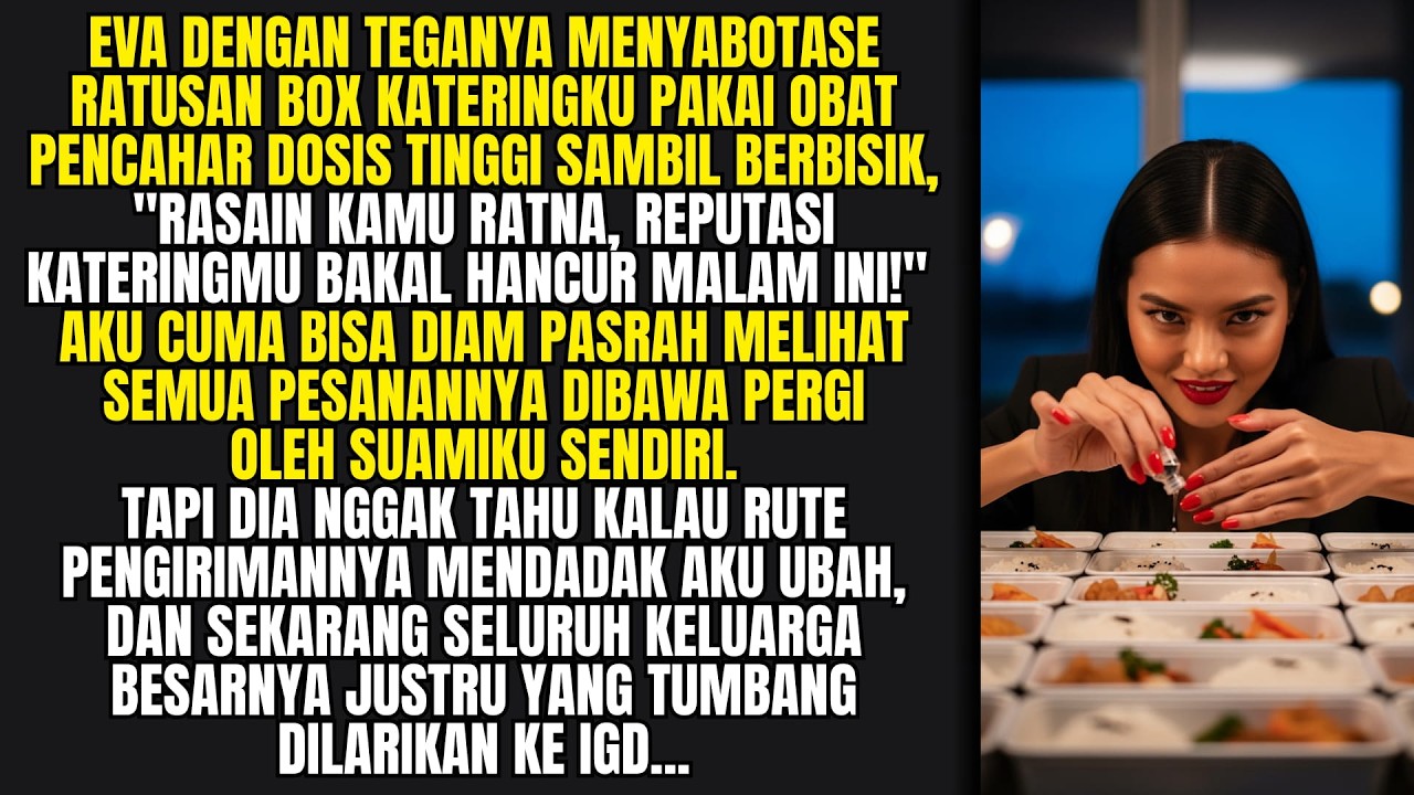 Pesanan KATERING BUKBER VIP Disabotase PELAKOR Pakai OBAT LANCAR BAB, Kena Pas KELUARGA Sendiri!