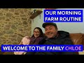 OUR MORNING ROUTINE ON THE PORTUGUESE FARM HOMESTEAD - WELCOMING OUR LITTLE GIRL TO THE FAMILY!