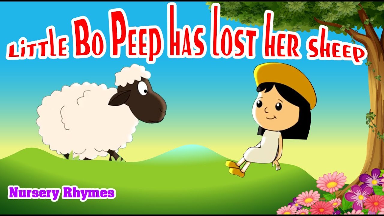 Little Bo Peep Has Lost Her Sheep/English Nursery rhymes for kids/ kids