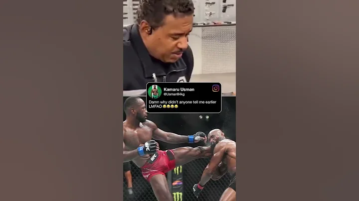 Usman couldve learned from Dale Brown #UFC278