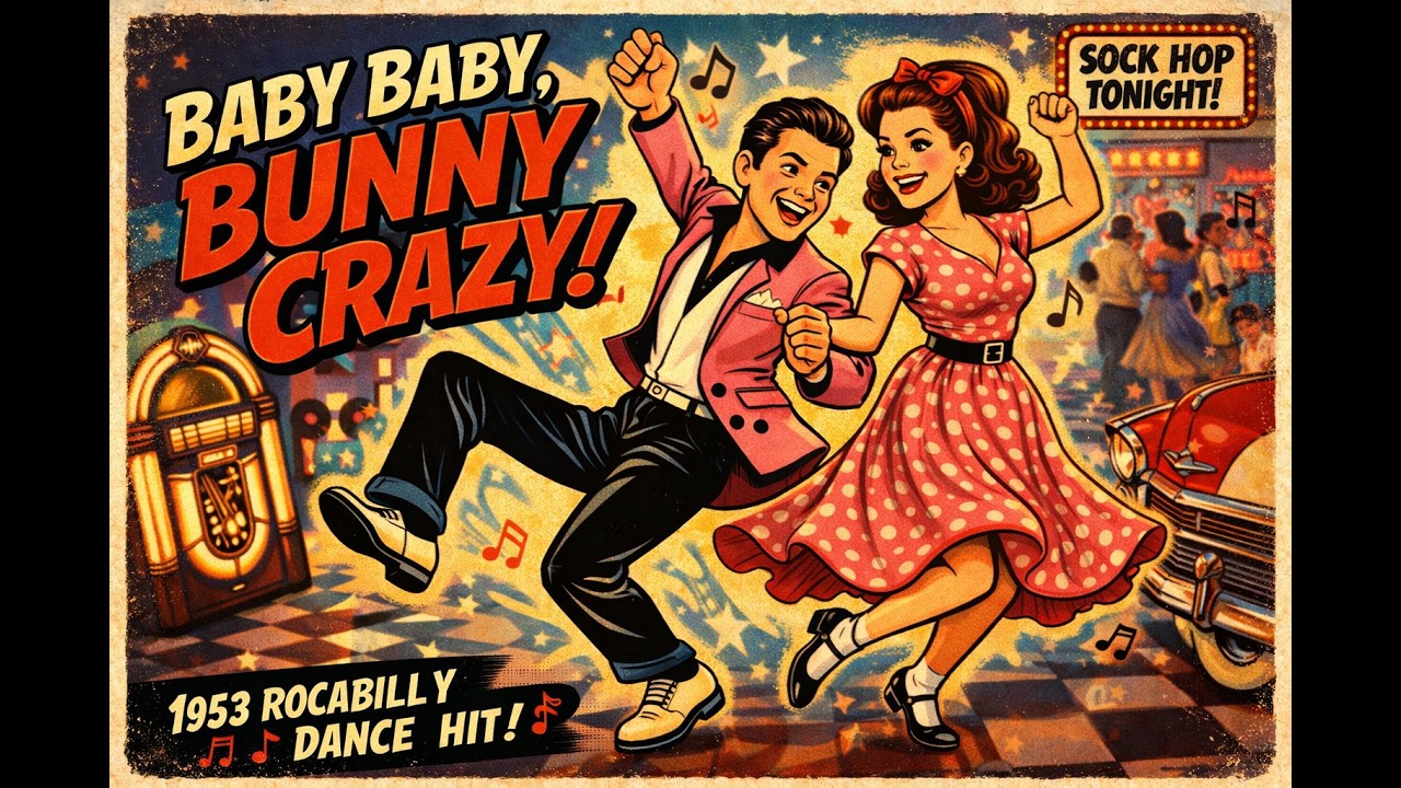 🔥 Baby Baby Bunny Crazy 💃 Rockabilly Dance Hit | Retro Stereo
