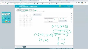 Translating a point and giving its coordinates, two steps