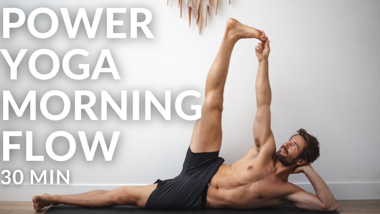 30 Min Power Yoga Morning Flow | Full Body Yoga Flow - Day 2 | Yoga ...