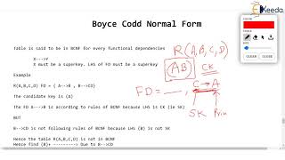 BCNF Example 1