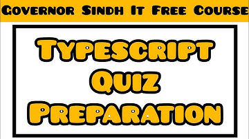 Typescript Quiz Preparation | GIAIC Typescript Quiz Questions and Answers