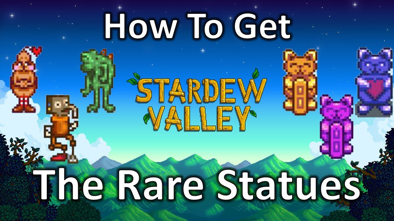 Stardew Valley - Rare Statues ! - YouTube