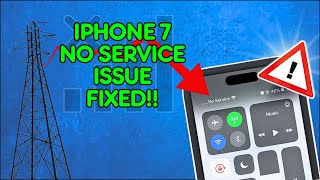 How to fix iPhone 7 No Network/ No Service / No Sim Card Issue