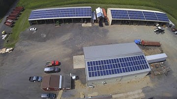 Green Power Energy Presents: Time-lapse Video of New Village Farms Roof Mounted Solar System