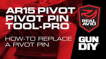 Effortless AR15 Pivot Pin Installation with the Real Avid AR15 Pivot Pin Tool Pro™