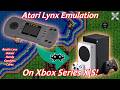 [Xbox Series X|S] Retroarch Atari Lynx Emulation Setup Guide (4 Lynx Cores) - 2026 Edition