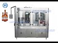Glass Bottle Filling Machine: How To Fill beer in bottles12-12-1(800-1500BPH glass bottling machine)