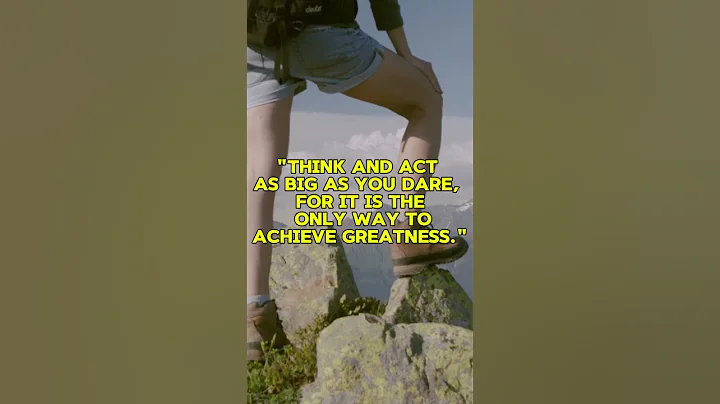 Think BIG to Achieve GREATNESS - Dare to Dream Bigger and Bolder #motivationalspeech  #books