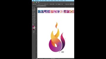 gradient logo design in illustrator / adobe illustrator#shorts