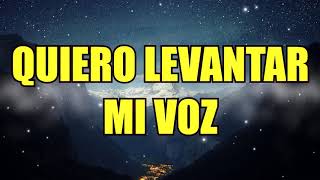 Video thumbnail of "Quiero levantar mis manos PISTA"