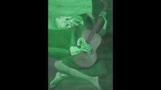 Picassos The old guitarist (Music: Keith by Huma-Huma)