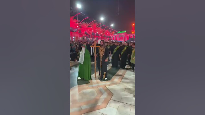 لحظة دخول عيسى المسيح بين الحرمين ..😍 Jesus Shows in Karbala