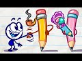 Pencilmate Pencil Rescue! | Animated Cartoons | Animated Short Films | Pencilmation