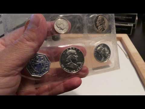 Opening Sealed 1956, 1957, 1958 U.s. Mint Proof Set Coins