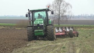 картинка: Осенняя оранка на John Deere 8310R