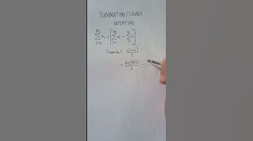 HOW TO SOLVE SUMMATION OR SIGMA NOTATION [SAMPLE#1]