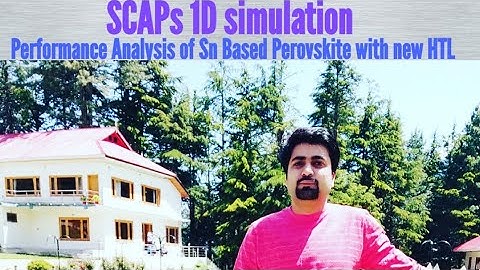 Performance Analysis of Sn based Perovskite with new HTL Material CuSCN on SCAPs 1D