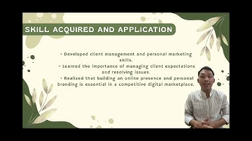 INDIVIDUAL VIDEO PRESENTATION- SELF REFLECTION UBM599 ( DIGITAL WORKFORCE )