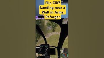 Flip Cliff Landing near a Wall in Arma Reforger #armareforger #armagameplay #gaming