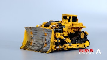 Devil Saviour DS-06 Sweeping Construction Vehicle Robot & Combine mode (Stop Motion)