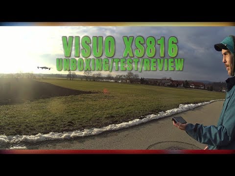 TIANQU VISUO XS816 Optical Flow - Review / Setup / Testflug auf deutsch