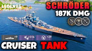 Admiral Schröder - TANK CRUISER - World of Warships Legends (Mobile)
