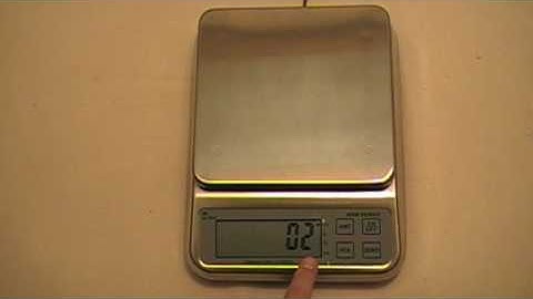 LW MRW Washdown Scale Calibration