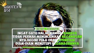 QUOTES WA TERBARU (JOKER) KEREN BUAT STATUS WA