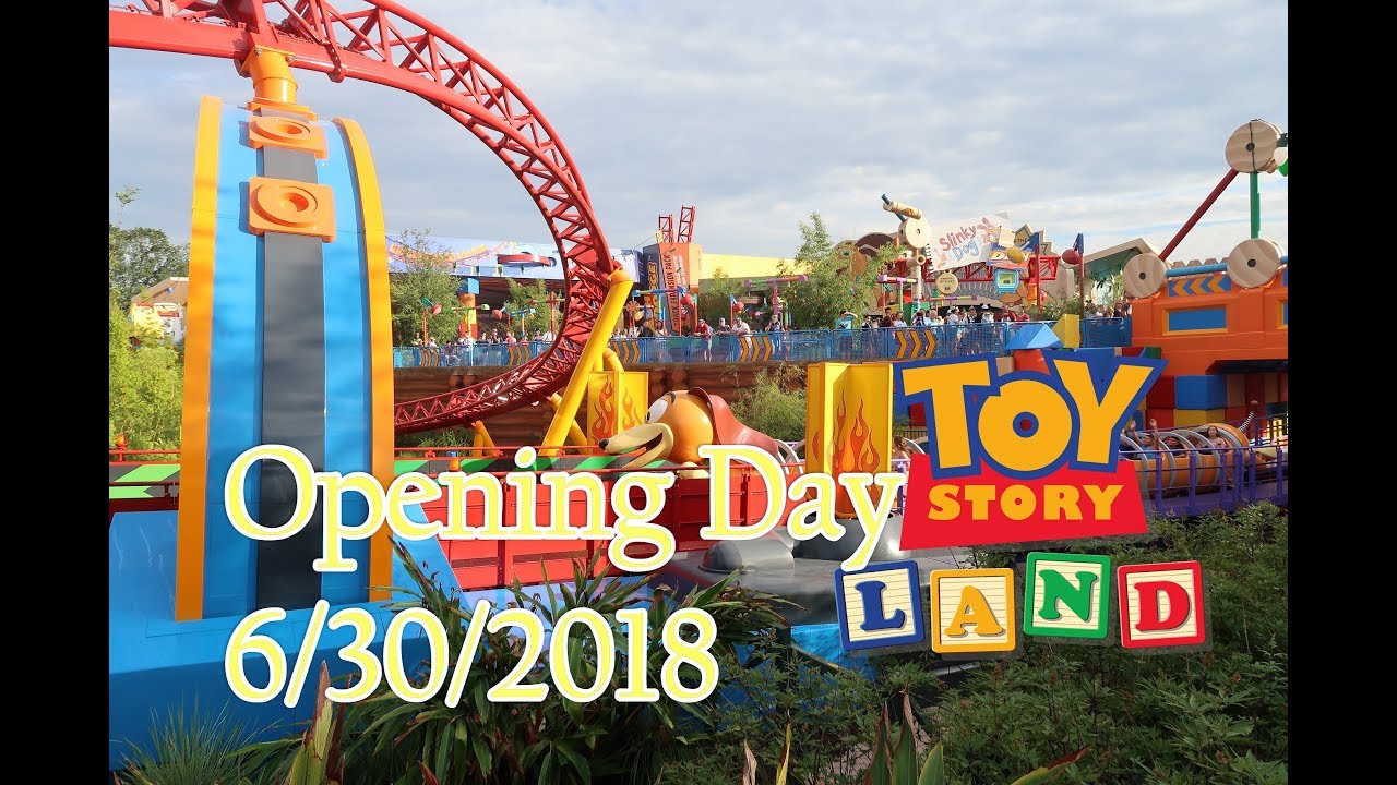 トイストーリーランドオープニングの額 Toy Story Land Opening Day Walt Disney World Hollywood