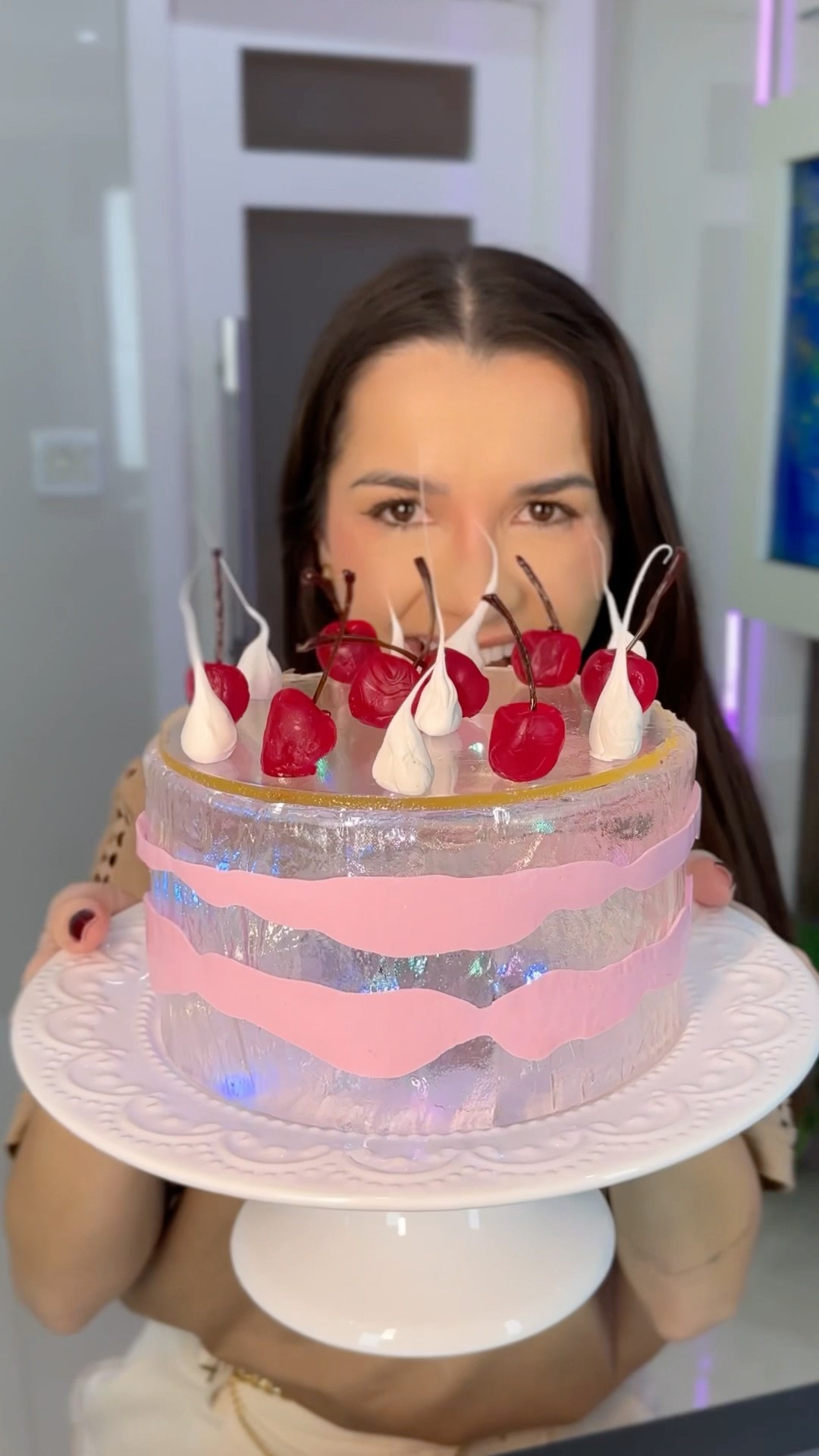 O Bolo de Vidro foi um dos mais ousados que já fiz. O que você achou?