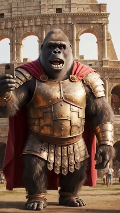 Colosseum Welcomes an Unexpected Visitor – A Gorilla!