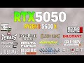 RTX 5050 + Ryzen 5 5600x - Test in 15 Games 1440p