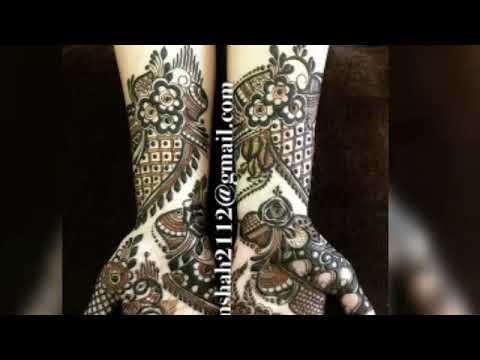 Dubai Bridal Mehndi Design For Hand | Easy way to create Dubai Arabic ...