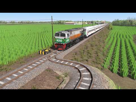Apa Yang Terjadi Jika Kereta Api Melaju 100KM/Jam Di Jalur Berkelok Tajam?