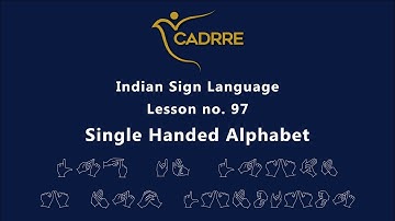 Learn How to Sign Single Handed Alphabet | 1 Handed Signing of English Alphabet