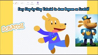 Draw Dogman with me on Scratch with Vector Art - Easy Step-by-Step Tutorial! Perfect for Beginners!