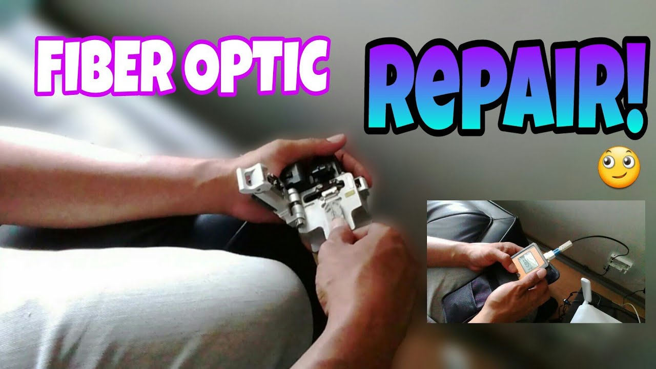 fiber optic repair EP107 YouTube