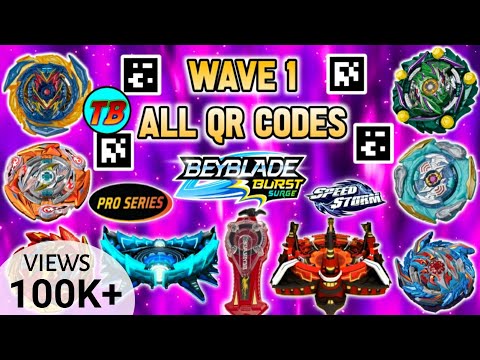 Olá Bladers deixamos aqui algums codigos QR do APP Beyblade Burst.