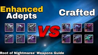 Do You Need Enhanced Adept Weapons From Root of Nightmares? | Destiny 2: RoN Weapon Discussion/Guide
Master Root of Nightmares is here, which brings new adept weapons that we will be able to Enhance in a couple weeks. What are Enhanced Adepts Weapons, are they good, do we need them? Lets discuss the differences between Adepts and Crafted and go over good perks on each weapon.
**Enhanced System is now LIVE. Full video breakdown with thoughts: https://youtu.be/WZcCP8nzF-0
Banshees Secret: https://youtu.be/sA2jDKJyeGE
Crafting in Lightfall Guide: https://youtu.be/wKn0GIhdUm0
Sections:
00:00 - Enhanced Adepts?
00:24 - Crafted Vs Adepts Vs Enhanced Adepts
01:10 - Pros, Cons, and Thoughts
02:06 - Which Version to Chase for PVE and PVP
02:58 - Farming Information
04:09 - Perks To Chase
04:32 - Rufuss Fury
05:26 - Mykels Reverence
06:18 - Acasias Dejection
07:09 - Nessas Oblation
07:59 - Briars Contempt
08:37 - Koraxiss Distress
09:28 - Outro
Discord: https://discord.gg/sundog
Twitch: https://www.twitch.tv/commanderpika
Twitter: https://twitter.com/Commander_Pika
#destiny2 #d2 #lightfall #RoN #challenge #raid #guide Do You Need Enhanced Adept Weapons From Root of Nightmares? | Destiny 2: RoN Weapon Discussion/Guide