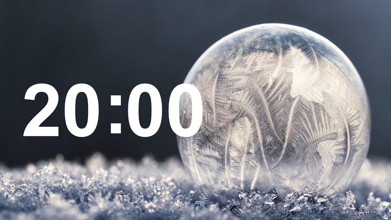 20 Minute Winter Timer with Ambient Music YouTube